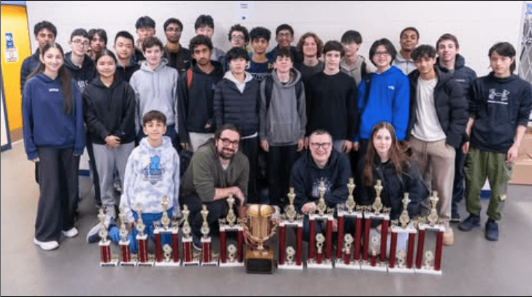 LHS Chess Club members at a tournament